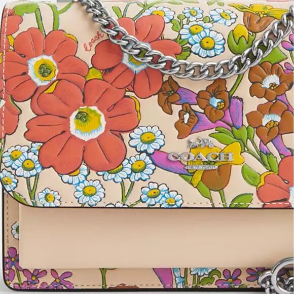 🌸 Coach Klare Crossbody Bag With Floral Print - Picture 5 of 16